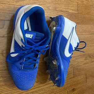 Nike Blue and White Athletic Shoes